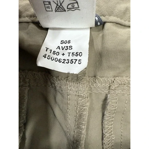 The North Face Womens Pants Size 8 Long Roll-Up Tab Relaxed Fit Tan Beige - Picture 6 of 12